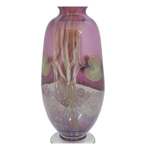 One-of-a-Kind Signed Studio Art Glass Vase – Erik Brakken, Seattle (1984)
